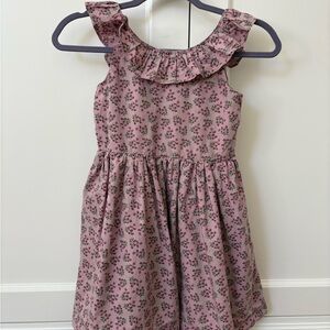 Crewcuts Lavender Floral Ruffle Dress
